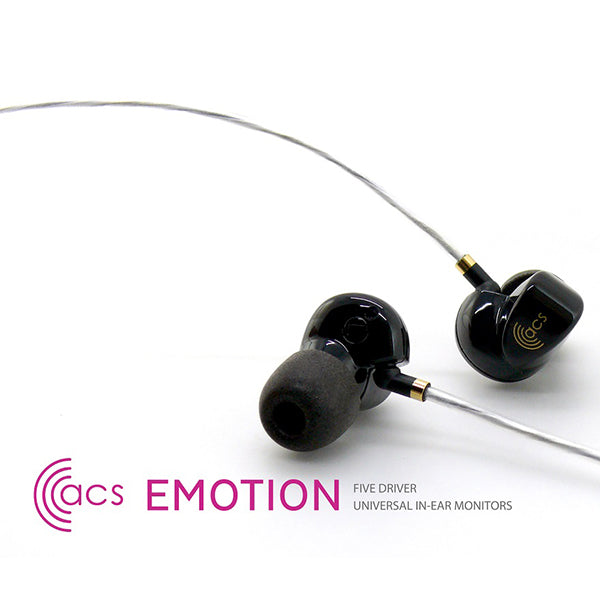 ACS Emotion 5ドライバー ユニバーサルインイヤーモニター acs Emotion（エモーション）ユニバーサルフィット – e☆イヤホン