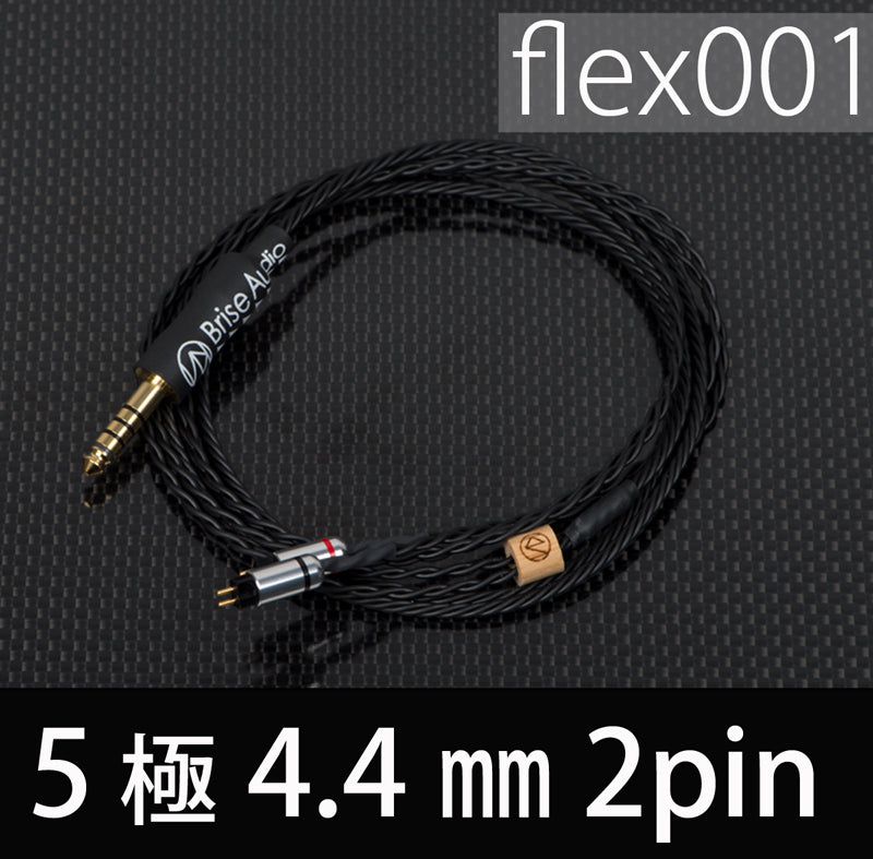 flex001【5極Φ4.4mmプラグ-2pin】