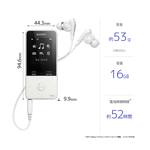 SONY NW-S315K オーディオプレーヤー 16GB イヤホン充電器未使用