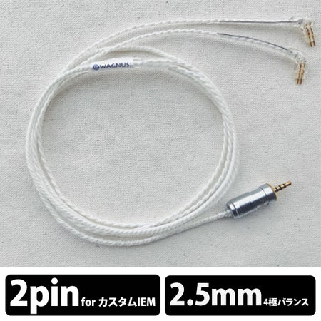WAGNUS. Cumulus Air 2.5mm4極 CIEM 2pin type – e☆イヤホン