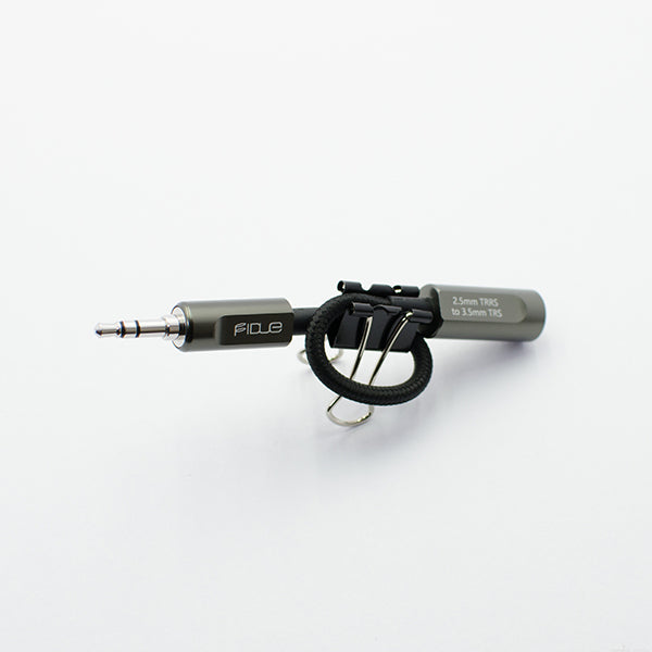 3.5mm 3極オス - 2.5mm 4極メス 変換ケーブル