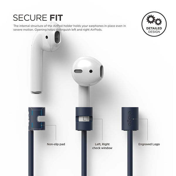 elago AIRPODS STRAP for AirPods – e☆イヤホン