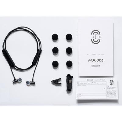 INAIR M360bt【インエアー方式Bluetoothイヤースピーカー】