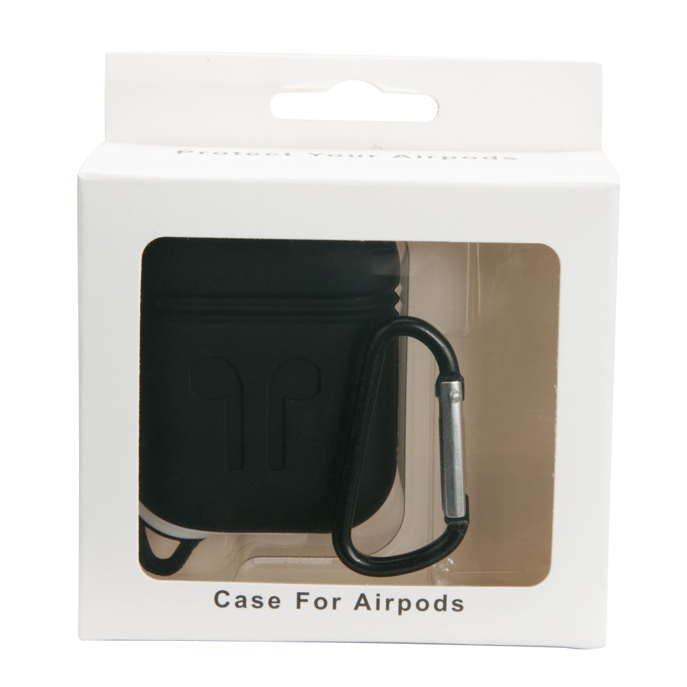 半防水ツートーンAirpodsケース カラビナ付き