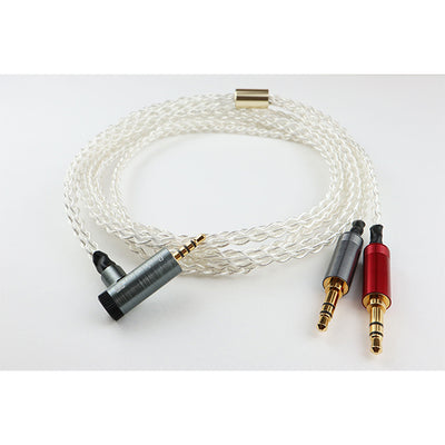 【アウトレット】3.5mm×2-2.5mm純銀ケーブル 【NBB1-12-103-12】