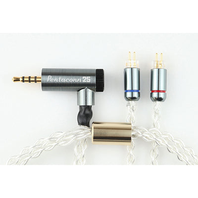 IEM2Pin-2.5mm純銀ケーブル 【NBB1-12-104-12】