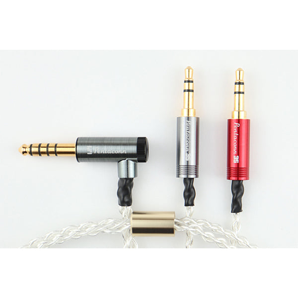 3.5mm×2-4.4mm純銀ケーブル 【NBB1-14-103-12】
