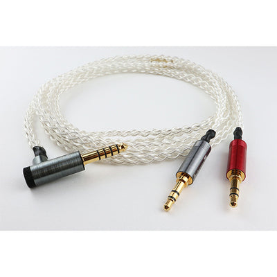 3.5mm×2-4.4mm純銀ケーブル 【NBB1-14-103-12】