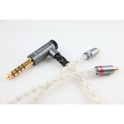 PENTACONN EARコネクター 4.4mm5極 銀メッキケーブル【NBB1-14-001-12】