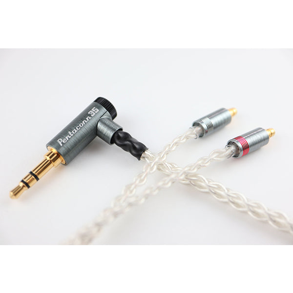 PENTACONN EARコネクター 3.5mm3極 銀メッキケーブル【NBB1-13-001-12】