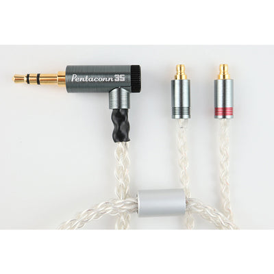 PENTACONN EARコネクター 3.5mm3極 銀メッキケーブル【NBB1-13-001-12】