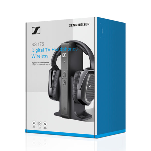 ゼンハイザー 密閉型 デジタルワイヤレスヘッドホン RS 175-U ブラック SENNHEISER デジタルワイヤレスヘッドホン RS 175-U – e☆イヤホン