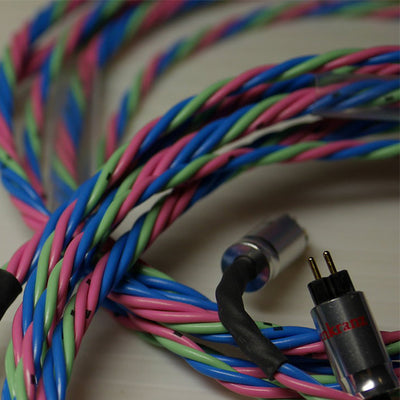 HP-Concerto 3.5/Lshape to IEM 2Pin (RK-SIlver/BA用リケーブル-3.5mmL字)