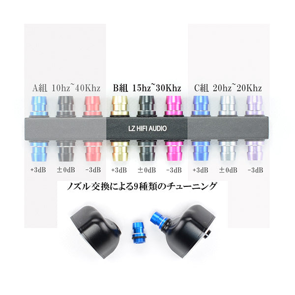 LZ Hi-Fi Audio LZ A6 黒将軍 (2Pin 0.78) – e☆イヤホン
