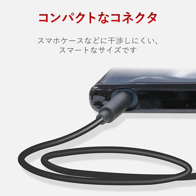 オーディオφ3.5 AUXケーブル（L字-ストレート）