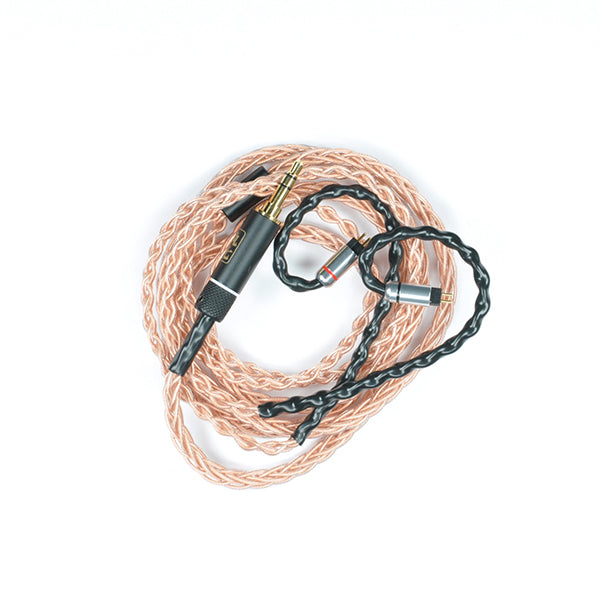 丸七赤龍 【3.5mm 3極 2pin 0.78mm 七福神商事オリジナル純銅線】