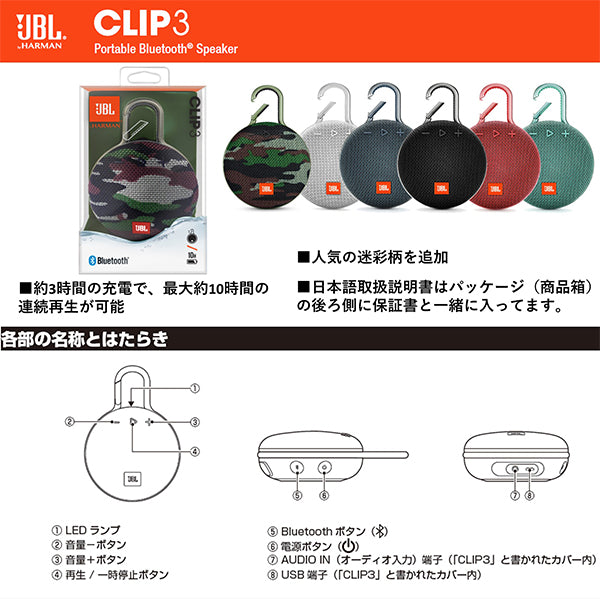 CLIP3【JBLCLIP3】