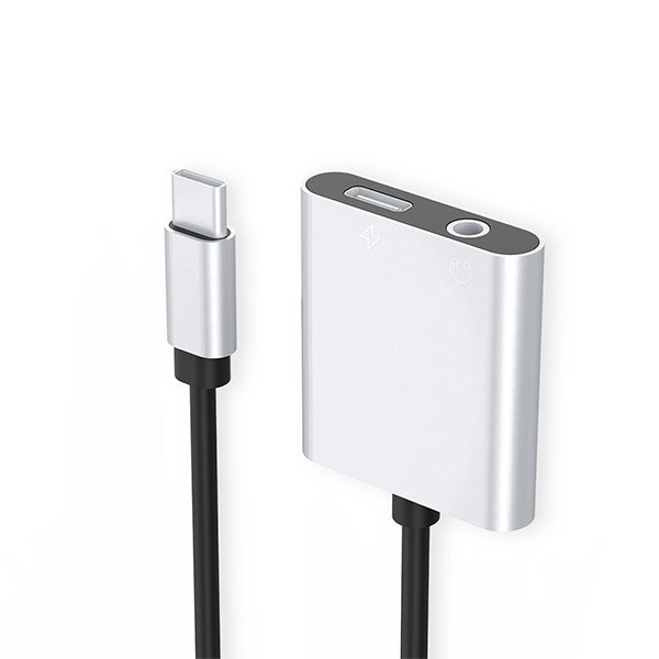 Type-C→3.5mmステレオミニ変換 (充電機能付き) 【FS-DACDADC35JY-SV】