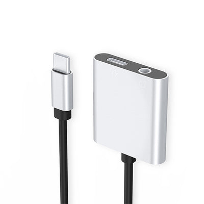 Type-C→3.5mmステレオミニ変換 (充電機能付き) 【FS-DACDADC35JY-SV】