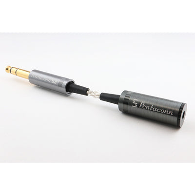 Φ6.3PLUG-Φ4.4JACK変換アダプター 【NBH1-26-001】