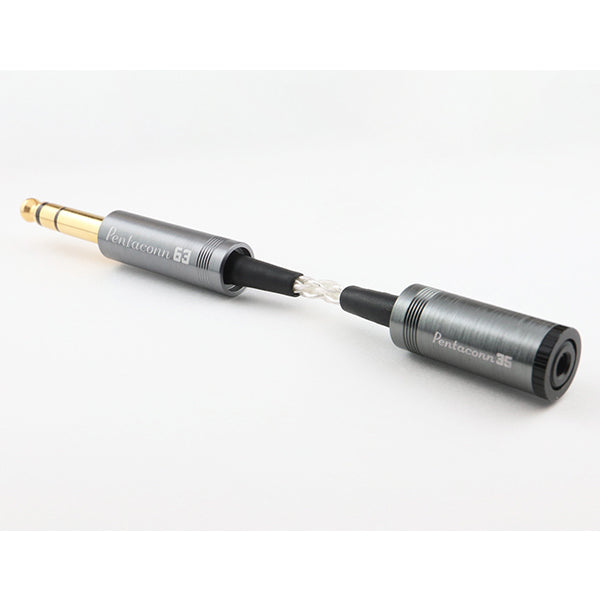 Φ6.3PLUG-Φ3.5JACK変換アダプター 【NBH1-26-002】