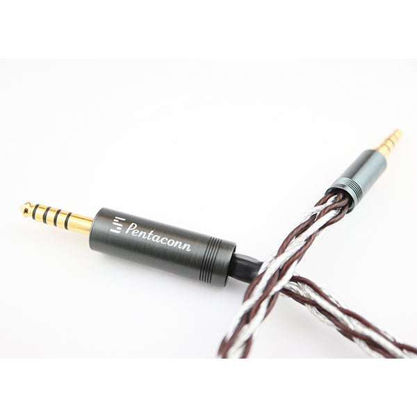 Pentaconn SONY MDR-1A/1AM2用 Φ4.4バランス接続-Φ3.5（4極）OFC+純銀