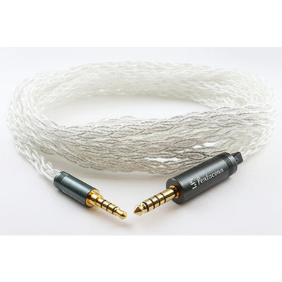SONY MDR-1A/1AM2用 Φ4.4バランス接続-Φ3.5（4極） 純銀ケーブル 【NBB1-14-014-30】