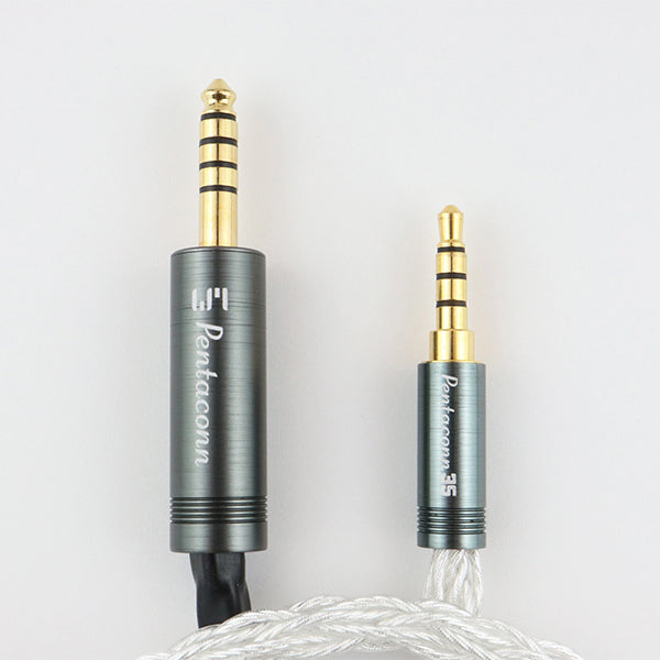 Pentaconn SONY MDR-1A/1AM2用 Φ4.4バランス接続-Φ3.5（4極） 純銀