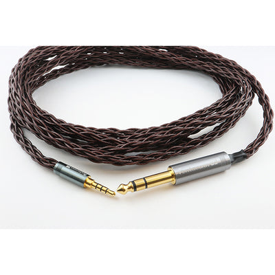 SONY MDR-1A/1AM2用 Φ6.3-Φ3.5（4極） OFCケーブル 【NBB1-16-007-30】