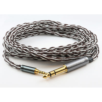 SONY MDR-1A/1AM2用 Φ6.3-Φ3.5（4極）OFC+純銀ケーブル 【NBB1-16-008-30】