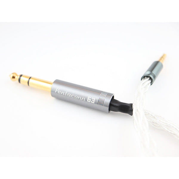 SONY MDR-1A/1AM2用 Φ6.3-Φ3.5（4極） 純銀ケーブル 【NBB1-16-009-30】