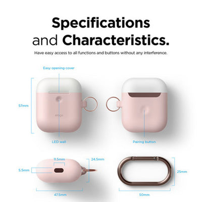 AIRPODS DUO HANG CASE for AirPods 2nd（カラビナ付き）