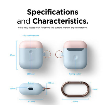 AIRPODS DUO HANG CASE for AirPods 2nd（カラビナ付き）