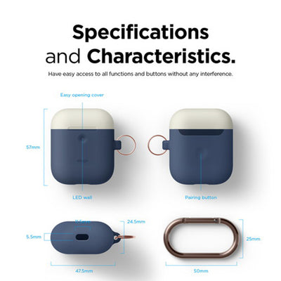 AIRPODS DUO HANG CASE for AirPods 2nd（カラビナ付き）