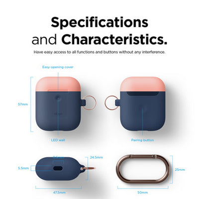 AIRPODS DUO HANG CASE for AirPods 2nd（カラビナ付き）