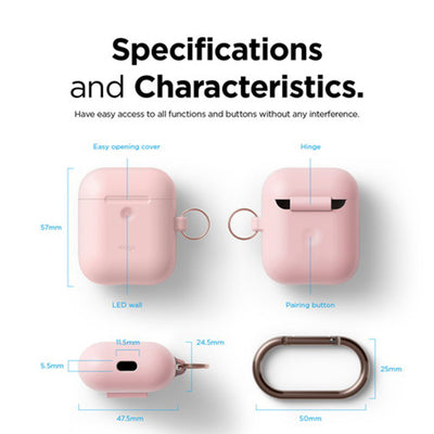 AIRPODS HANG CASE for AirPods 2nd（カラビナ付き）