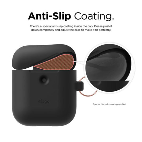 AIRPODS HANG CASE for AirPods 2nd（カラビナ付き）