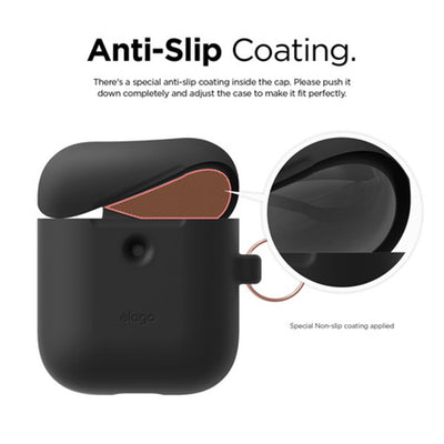 AIRPODS HANG CASE for AirPods 2nd（カラビナ付き）