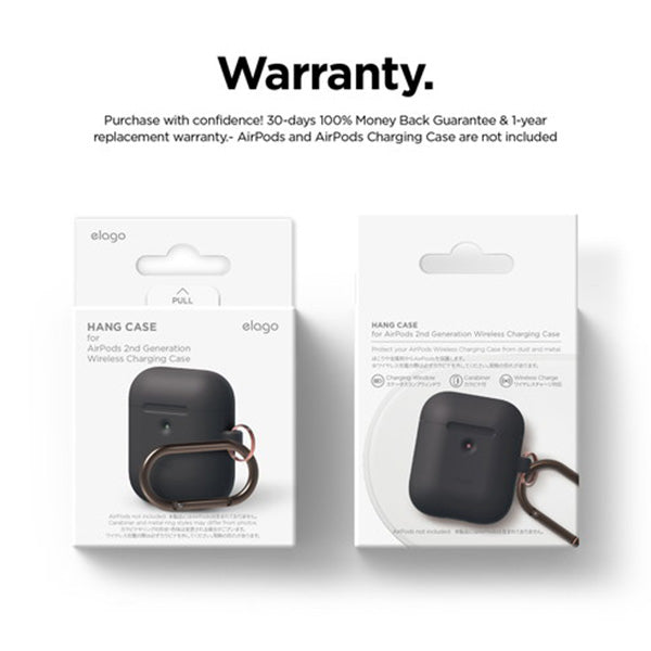AIRPODS HANG CASE for AirPods 2nd（カラビナ付き）