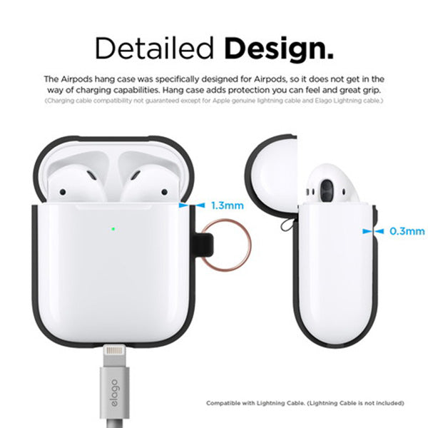 AIRPODS HANG CASE for AirPods 2nd（カラビナ付き）