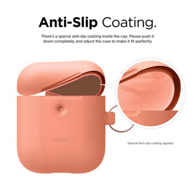 AIRPODS HANG CASE for AirPods 2nd（カラビナ付き）