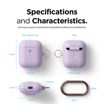 AIRPODS HANG CASE for AirPods 2nd（カラビナ付き）