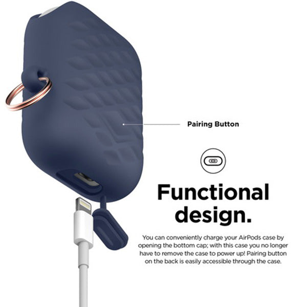 AIRPODS WaterProof Hang Case Active for AirPods （カラビナ付き）