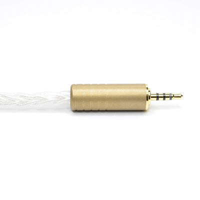 丸七白龍 【2.5mm mmcx 七福神商事オリジナル高純度無酸素銅線銀メッキ線 TSH-M7-HKR254-M】