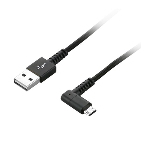 極強ケーブル USB2.0A-microB L型