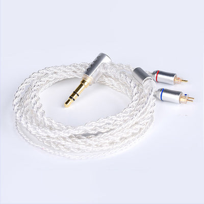 AZLA Silver Plated Cable IEM 2pin-3.5mm 【AZL-SLV-CABLE-2PIN-3.5】