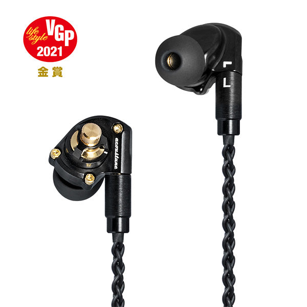 イヤホン Acoustune HS1657CU Acoustune HS1657CU Mat Black&Gold 【ACO-HS1657CU-BLK】 – e☆イヤホン