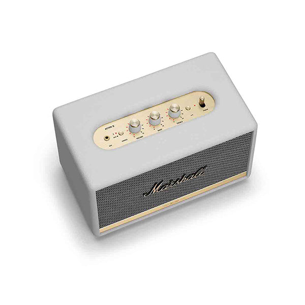 Marshall ACTON II ホワイト　ワイヤレススピーカー(有線も可能) Amazon.co.jp: Marshall ワイヤレススピーカー ACTON II