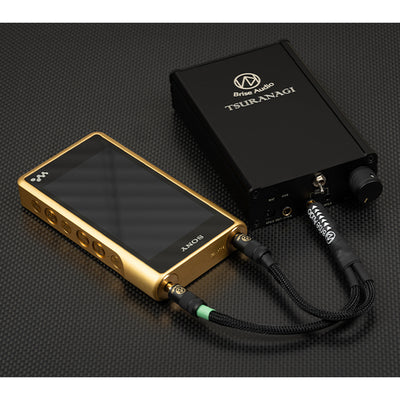 YATONO-MINI-LE ミニミニケーブル 4.4mm & 3.5mm to 4.4mm 【YAMNLE-4435t44】