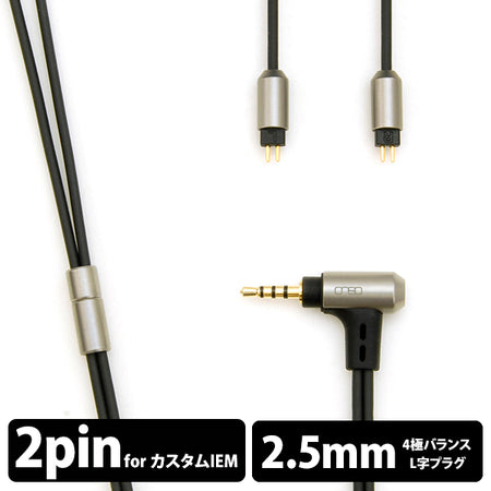 onso 06シリーズ 2.5(4極)-2pin(CIEM) (L/R)【iect_06_bl2c_120
